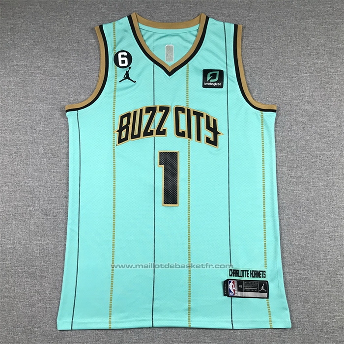 Maillot Charlotte Hornets LaMelo Ball #1 Ville Vert